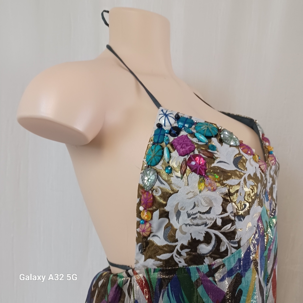 Meghan Los Angeles Women Size 6  Multicolor Abstract Dress - Picture 6 of 15